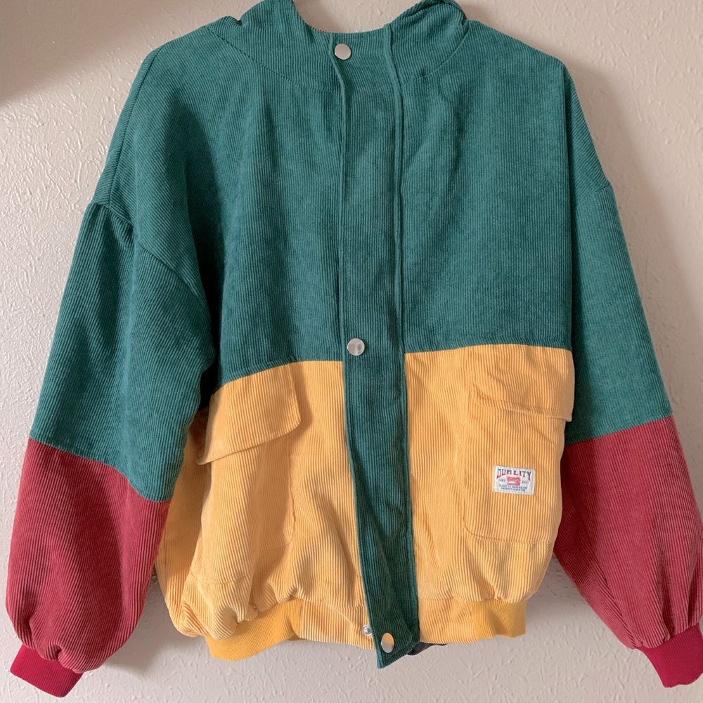 Multi colored jacket